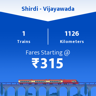 Shirdi To Vijayawada Trains